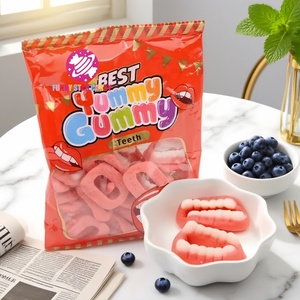 Halloween spavento Gummies produttore personalizzato sfuso sapore di frutta acida dolce dolce caramella a forma di Golosinas gommoso - Product Image 1