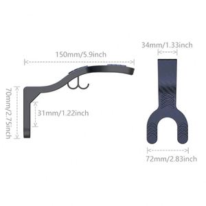 Motorcycle Helmet <b>Hook</b> Racks Multipurpose <b>Hook</b> Hanger Home Luggage Jacket Holders Kitchen Cabinet <b>Shelf</b> Wall Mount <b>Hooks</b> - Product Image 2