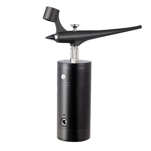 Ensemble d'aérographes portables, alimentés par batterie rechargeable, double action, alimentation par gravité, vitesse réglable, pistolet de pulvérisation pour travaux artistiques - Product Image 1