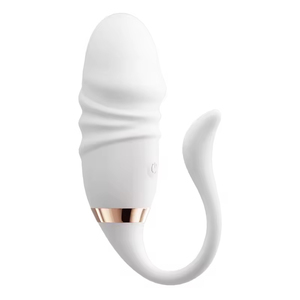 Телескопический мини-вибратор-яйцо для женщин, USB-перезаряжаемый, 9 частот, 50 дБ шума - Product Image 1