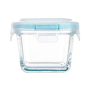 High Borosilicate Glass Food <b>Container</b> <b>Small</b> Microwave Safe Heat Resistant For Baby And Mother Meal Storage - Product Image 1