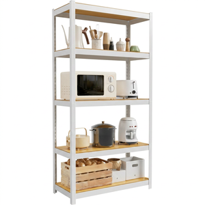 Tier Heavy Duty Adjustable Anti-Rust MDF Steel Boltless 175kg Per <b>Shelf</b> Powder Coated 5-Layer Shed - Product Image 1