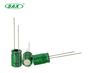 Condensatore SAX 470uf 16v 8*12 condensatore elettrolitico in alluminio per intelligenza artificiale per PCB