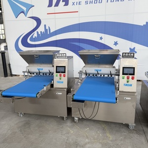 Nieuwe Automatische Bakkerijapparatuur Chocoladekoekjesmachine Productielijn Voor Het Maken Van Chocoladekoekjes - Product Image 3