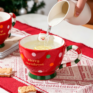 500ml Christmas Ceramic Stoneware Coffee <b>Mug</b>-Reusable Food Safe Customizable - Product Image 6