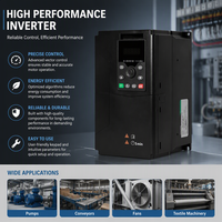 Variateur de fréquence Linecome Factory VFD 220v monophasé vers 380v triphasé, contrôle vectoriel 4kW pour compresseur, moteur AC