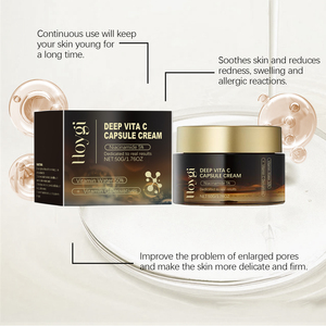 High Quality 50g Face Skin Care Cream Deep Vitamin C Cream Brightens Dark <strong>Spots</strong> Firmly Moisturizes Fade Wrinkles Niacinamide - Product Image 4