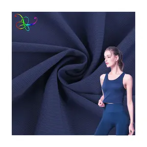 Высококачественная быстросохнущая трикотажная ткань 160g для йоги, Водонепроницаемая дышащая ткань для футболок