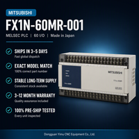Contrôleur programmable MELSEC d'origine Mitsubishi FX1N-60MR-001 PLC 60 IO avec sortie relais, fabriqué au Japon, expédition sous 3 jours