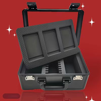 Boîte de rangement pour cartes de sport de baseball classées avec fenêtres, convient aux cartes de collection P-SA BGS SGC, boîte de rangement pour cartes à chargement par le haut, porte-cartes