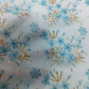 <span class=keywords><strong>Tissu</strong></span> en mousseline de soie Jacquard en polyester Offre Spéciale 100% avec motif <span class=keywords><strong>à</strong></span> <span class=keywords><strong>pois</strong></span> en lurex métallique pour robes de filles pour vêtements de mariage - Product Image 4