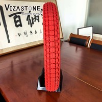 Pneu de moto sur mesure 350-19 T286 Rouge Vif 8PR Haute Visibilité pour Motocross et Traces Forestières Techniques