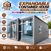 Maison conteneur populaire, design insonorisé, déplaçable, 1 chambre, extensible, pour villa
