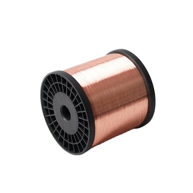 0.1-1.2mm Electroplated CCAM Copper-Clad Aluminum Magnesium Wire Transmission Conductor Core Wire with Cutting Service