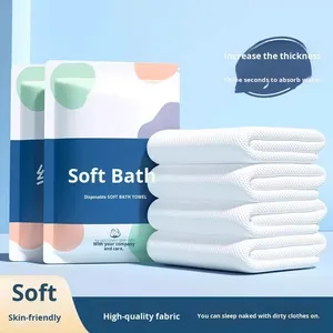 Bán buôn nhà máy sợi dày mở rộng cá nhân đóng gói dùng một lần nén mặt khăn tắm - Product Image 3