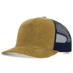 Unisex Trống 5 Bảng Điều Chỉnh Lưới Trở Lại Trucker Mũ Chất Lượng Cao Tùy Chỉnh Thêu Vải To Sợi Trucker Hat Mũ Thể Thao - Product Image 5