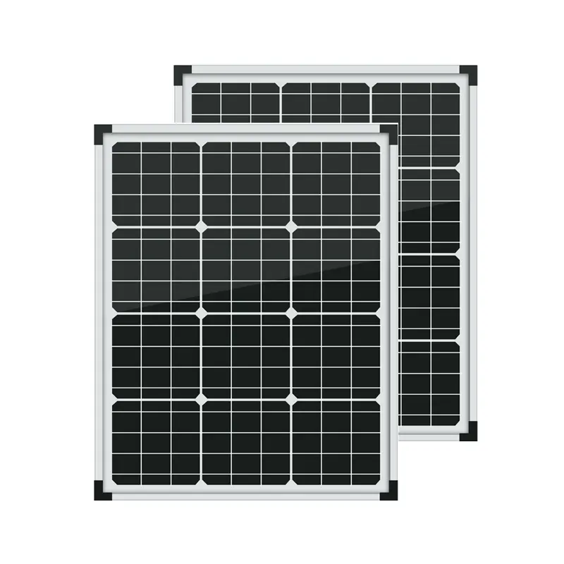 중국 제조업체 미니 유리 태양 전지 패널 55W 단결정 태양 광 시스템 태양 광 유리 패널