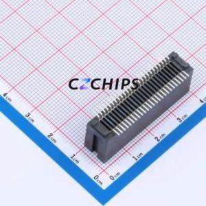 HEV50LP03BK Gold Finger Connector SMD,P=1.27mm Connector ( Connector Type: EDGE SLOT )( Pitch: 1.27mm )( Total PIN Count: 50P ) - Product Image 2