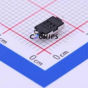 1TS002E-2300-2500-CT Tactile Switch SMD,3.7x6.1mm Switch Single Pole Single Throw Rectangle Button 2.3N Vertical Mount - Product Image 2