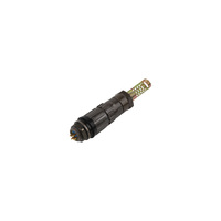 Connecteur industriel circulaire miniature à baïonnette 4/9/26 broches, mâle/femelle, alimentation, étanchéité IP67/IP68/IP69, boîtier métallique