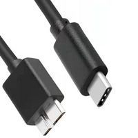 USB 3,0 Tipo a Micro B Cable HDMI Micro USB 3,0 para Samsung Galaxy S5 Note 3 HDD SSD Cámara Disco duro para HDTV