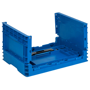 Plastic Foldable Container Affordable Price Stackable Plastic Folding Collapsible Foldable Boxes Container For Storing CD