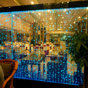 Led acrílico agua burbuja fuente pared restaurante decoración interior - Product Image 3