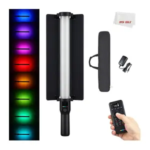 DF ขายส่งรีโมทคอนโทรลแสงสําหรับ godox-LC500R 2500K-8500K สี 14 แสง RGB LED Light Stick