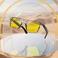 Lunettes intelligentes 51 avec IA pour le contrôle par application, navigation audio, assistant vocal, conduite, casque portable intelligent