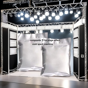 Fy 200g pháo hoa lạnh tia lửa Máy ti bột Composite Titan tia lửa hạt 220V pháo hoa đài phun nước máy - Product Image 2