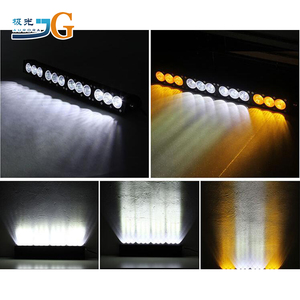 <span class=keywords><strong>Aurora</strong></span> IP67 ambra bianco 10W ogni LED 11 pollici 11 ''singola fila 60W LED barra luminosa - Product Image 3