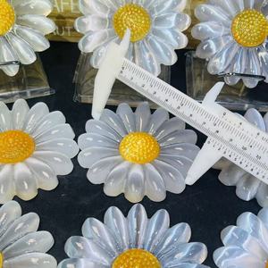 Venta al por Mayor de Adornos de Cristal de Selenita de Alta Calidad, Girasoles de Cristal, Gemas, Feng Shui, para Decoración y Sanación - Product Image 4