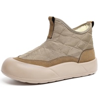 Nouvelles chaussures en coton pour femmes pour l'hiver, bottes épaisses et chaudes, bottes de neige en coton épais imperméables et antidérapantes