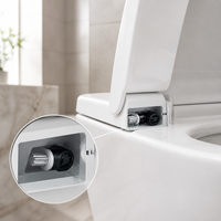 Amortisseur universel moderne en plastique à fermeture douce HM pour sièges et couvercles de toilettes non électriques