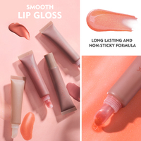 Échantillon Gratuit Gloss Lèvres Lisse Maquillage Logo Personnalisé Hydratant Longue Durée Brillant Repulpant Végétalien Fournisseurs Marque Privée