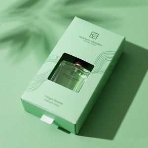 Custom Logo <b>Small</b> Cardboard Drawer Magnetic Closure Handle for Jewelry Luxury Perfume Packaging Recycled UV Coated Rigid <b>Boxes</b> - Product Image 1