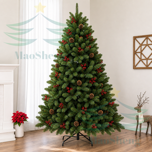 Sapins de Noël MaoSheng en gros, PE PVC, grands arbres artificiels, écologiques, décorations de fêtes, fournisseur OEM personnalisé - Product Image 4