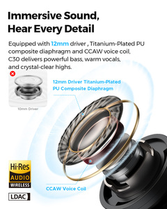 Auriculares Inalámbricos <span class=keywords><strong>SOUNDPEATS</strong></span> C30 2026 BT 6.0 con 4 Micrófonos con Cancelación de Ruido ANC ENC - Product Image 3