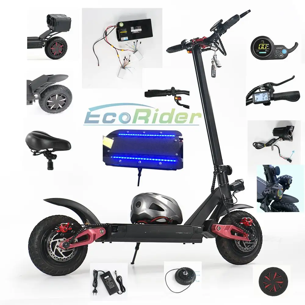 Ecorider E4-9 Factory wholesale electric scooter spare parts and accessories,electric scooter body frame parts