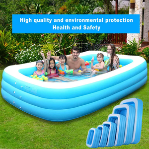 <span class=keywords><strong>Piscine</strong></span> gonflable en PVC et polyester écologique pour fête aquatique estivale en extérieur et en intérieur, pour les enfants de 3 ans et plus - Product Image 6