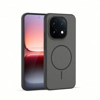 Coque de téléphone magnétique pour Iqoo15, nouvelle coque Vivoiqoo15, couleur contrastée, deux-en-un, bouton métallique indépendant