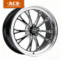 Jantes forgées sur mesure 1 pièce 2 pièces Noir brillant Fraisées Beadlock 15 17 18 20 22 pouces pour Corvette Supra Mustang Drag Wheels