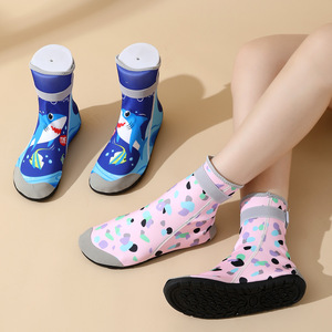 Zapatos de Playa para Niños y Adultos, Antideslizantes, Resistentes a Cortes, para Buceo, Snorkel, Natación, Vadeo, Calcetines de Playa para Bebés de TPR - Product Image 2