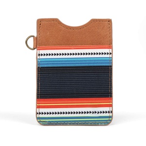 Porte-cartes élastique créatif avec motif rayé, personnalisable, portable, ultra-fin, pour cartes de visite - Product Image 2