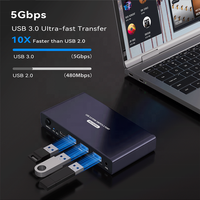 Commutateur KVM HDMI 2 ports pour 2 ordinateurs, partage d'un moniteur et d'un clavier-souris avec contrôleur filaire, 4K 60Hz, Plug and Play