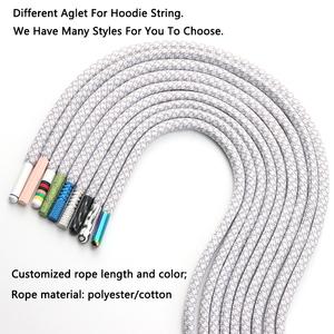Factory Tip Metal Hoodie Rope Round String Shoelaces For Garment Drawstring <strong>Drawcord</strong> - Product Image 5