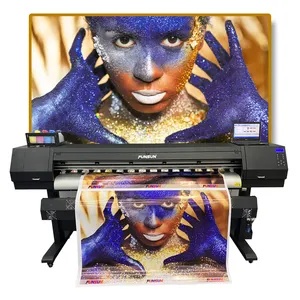 FUNSUN 1.8m 3.2m डिजिटल vinyl फ्लेक्स बैनर विलायक प्रिंटर/आलेखक/मुद्रण मशीन