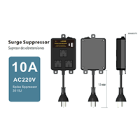 Protecteur de surtension électronique automatique monophasé AC Konstar 10A avec affichage LED, protection contre les surcharges et les sous-tensions 50/60Hz