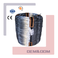 Fil laminé en acier doux galvanisé code SH 7217200000 utilisé pour la brosse métallique en acier pour le serrage des matériaux de construction en métal