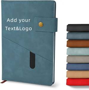Fashionable High-Grade Custom Logo <b>Notebook</b> Personalized Promotional Gift <b>A5</b> <b>Lined</b> Leather <b>Notebook</b> - Product Image 1